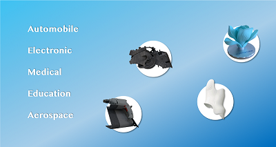 盈普3D打印設(shè)備產(chǎn)線齊全，打印材料豐富，可為汽車(chē)、醫(yī)療、消費(fèi)電子、教育文創(chuàng)以及航天航空等領(lǐng)域用戶提供打印服務(wù)